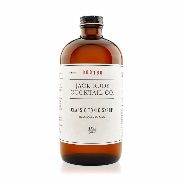 Jack Ruddy Cocktail Co Small Tonic Batch